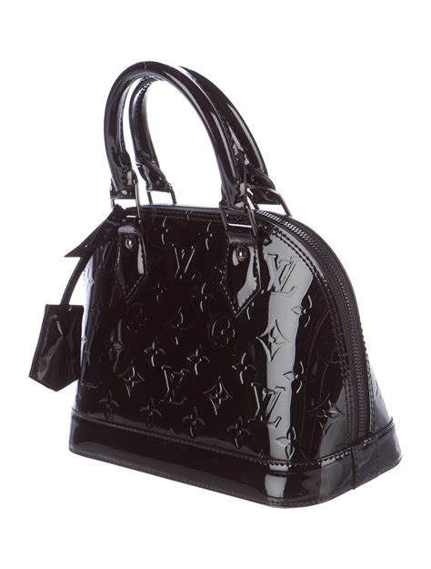 louis vuitton alma bb vernis noir|louis vuitton monogram alma bb.